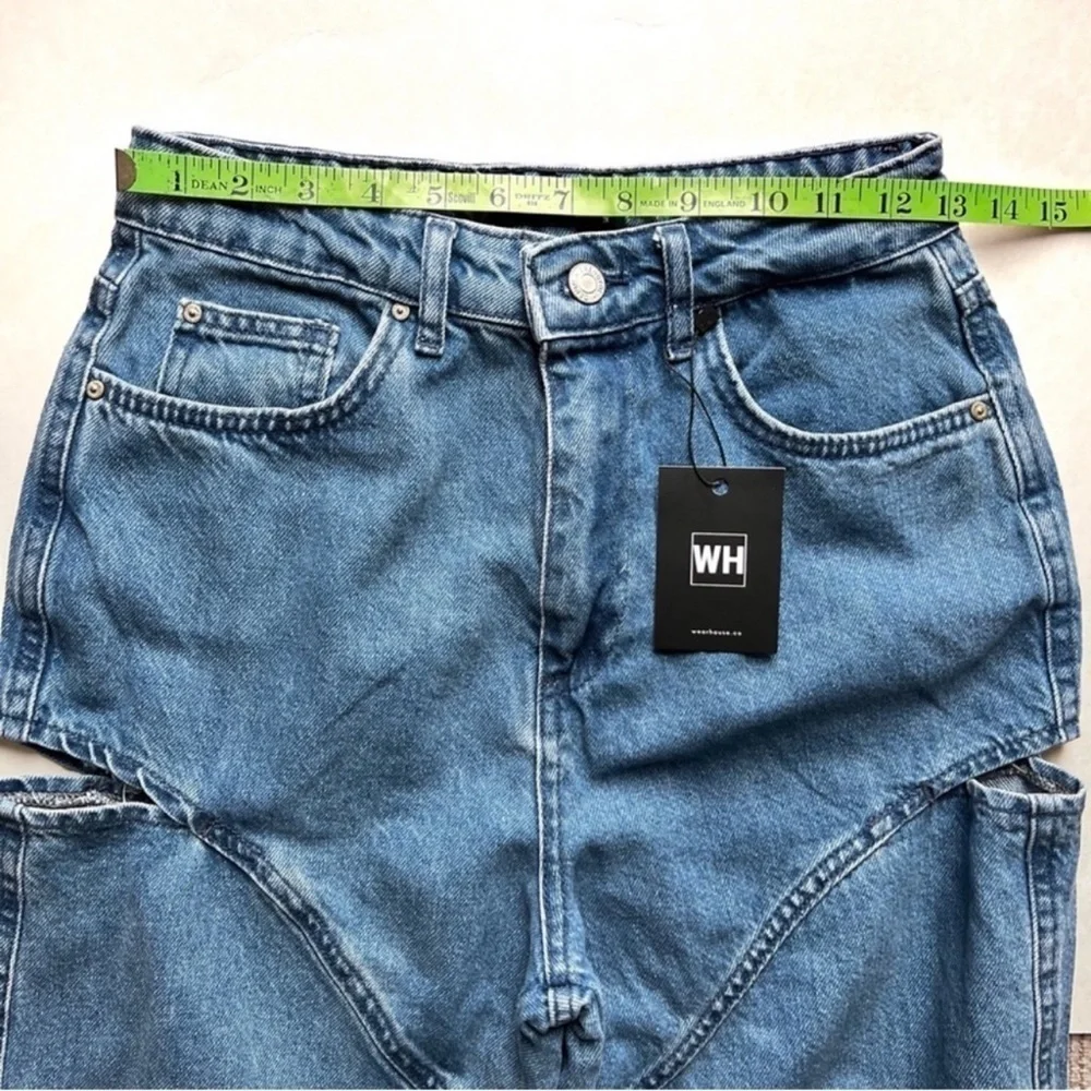 Grika Cut Out Jeans High Rise Denim Trenyol  WearHause Grika Bottom size S